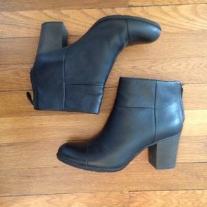 Clarks Enfield Tess Boot- Black Leather